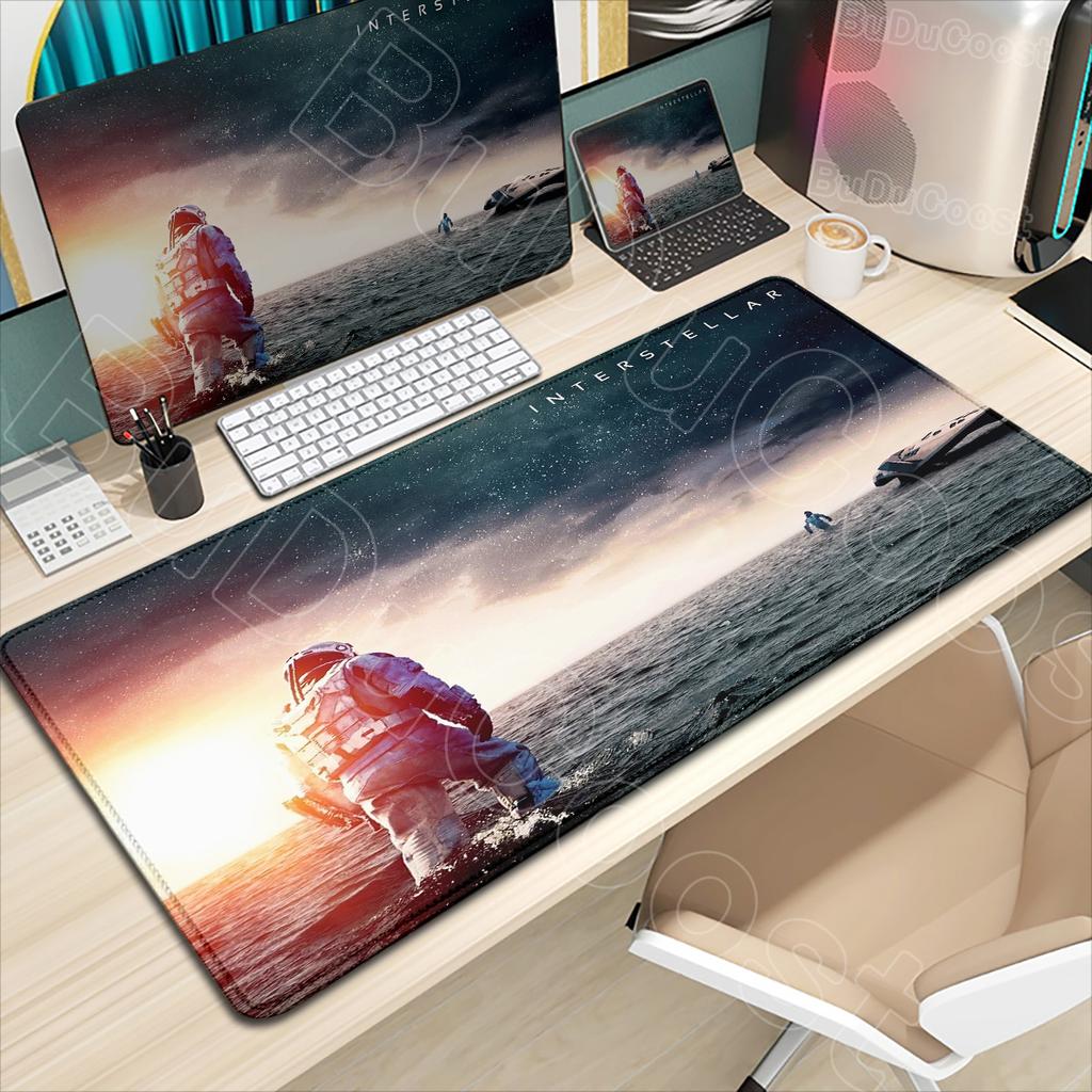 HD Printing Movie Interstellar Mouse Pad Large Size Desk Mats Keyboard 1000×500 Office Laptop Gaming PC Non-slip Rubber Mousepad