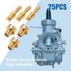 25 Pcs Carburetor Main Jet Kit Replacement for Mikuni VM22 VM24 VM26 Carburetor Used on 125cc 150cc 200cc 250cc Engine Motorcycle Dirt Pit Bike (25