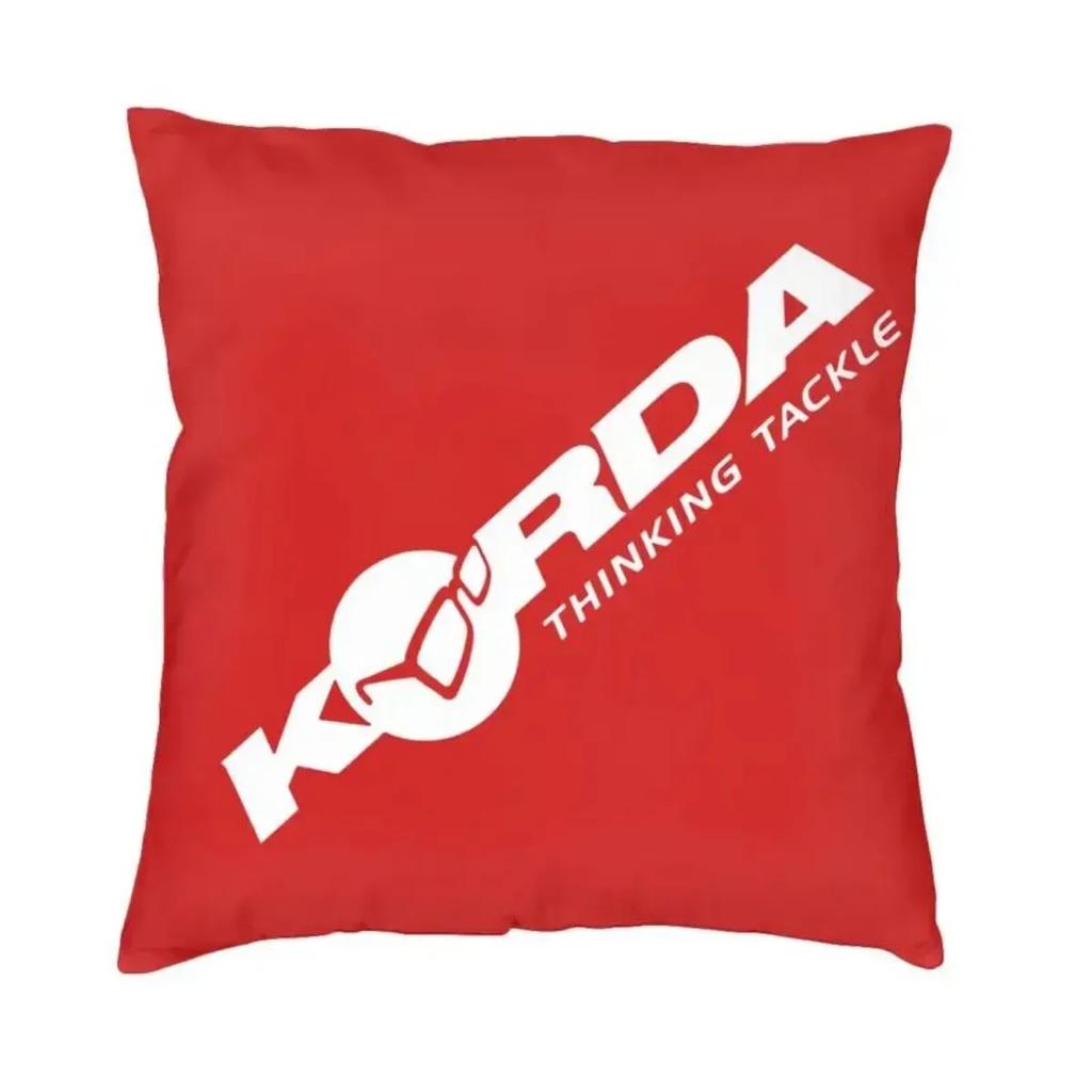 Fishing Korda Throw Pillow Cover Decoration Fish Carp Fisherman Gift Outdoor Cushions Cover For Sofa Car Square Pillowcase 45X45