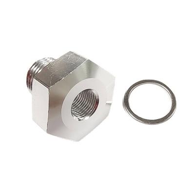 Stainless Steel Pipes Fitting Hexagon Plug O2 Oxygen Sensor Solder Bung M16x1.5 Thread Bung Car Accessories with Gasket