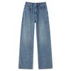 Women's 2024 Spring/Fall Wide-Leg Jeans: Petite, Slimming, Floor-Length, Loose Fit