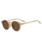 [Zoff] [WEB Exclusive] Boston-style Sunglasses (Brown (Beige))  Lightweight, UV Protection, Unisex, Men's, Women's, Stylish, Driving, Sports