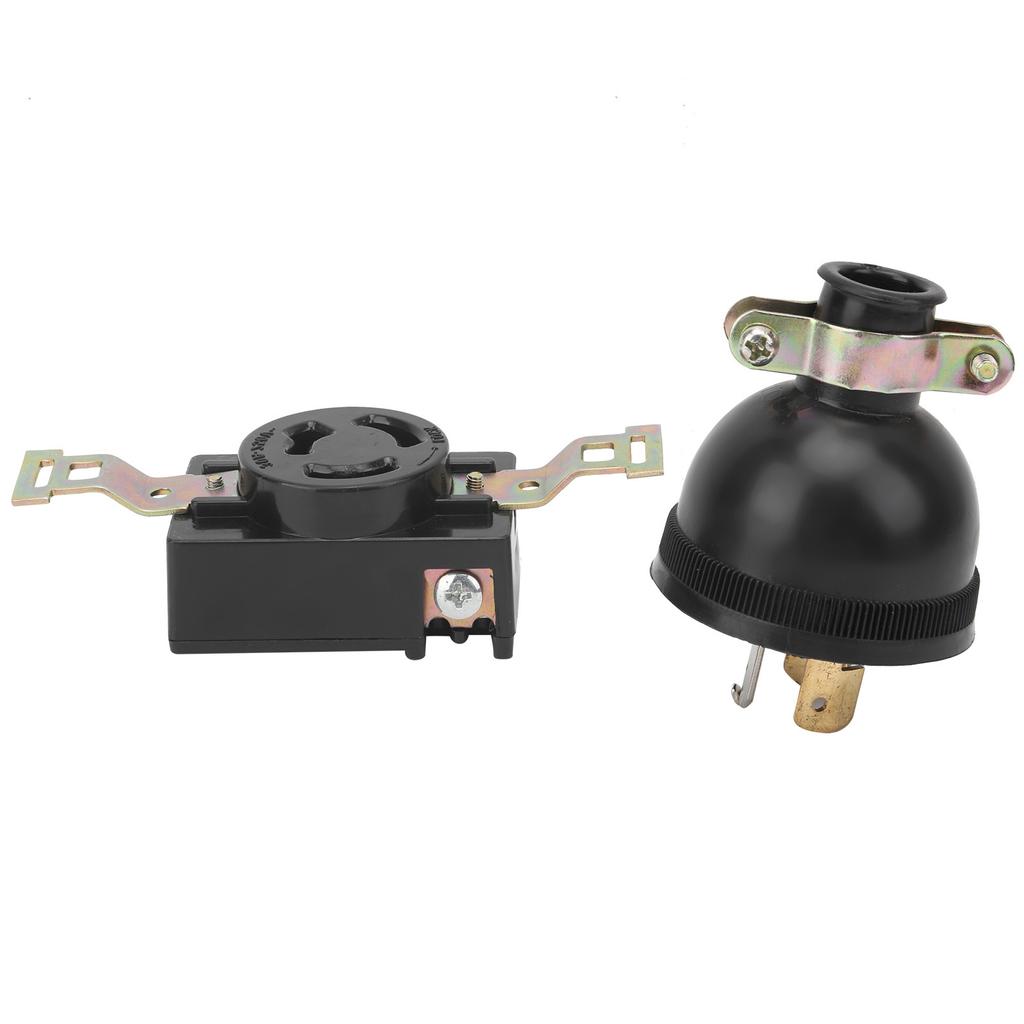 Generator 3 Hole Socket Plug SinglePhase Copper Diesel Engine Accessories 3 5 6.5 8KW AC220V