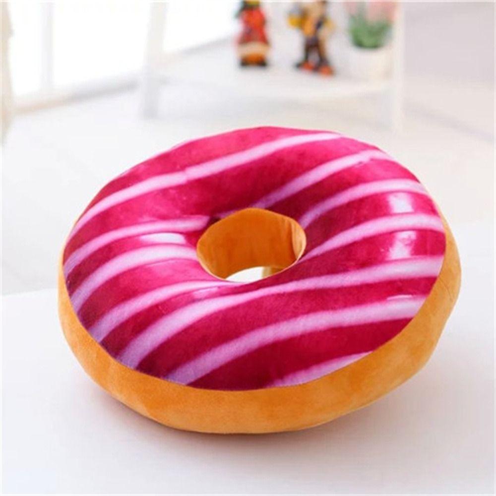 Pillow  Cover Chocolates Donut Sofa Donut Plush Toy Seat Cushion Pillow Doughnut Donut Stuffed Toys