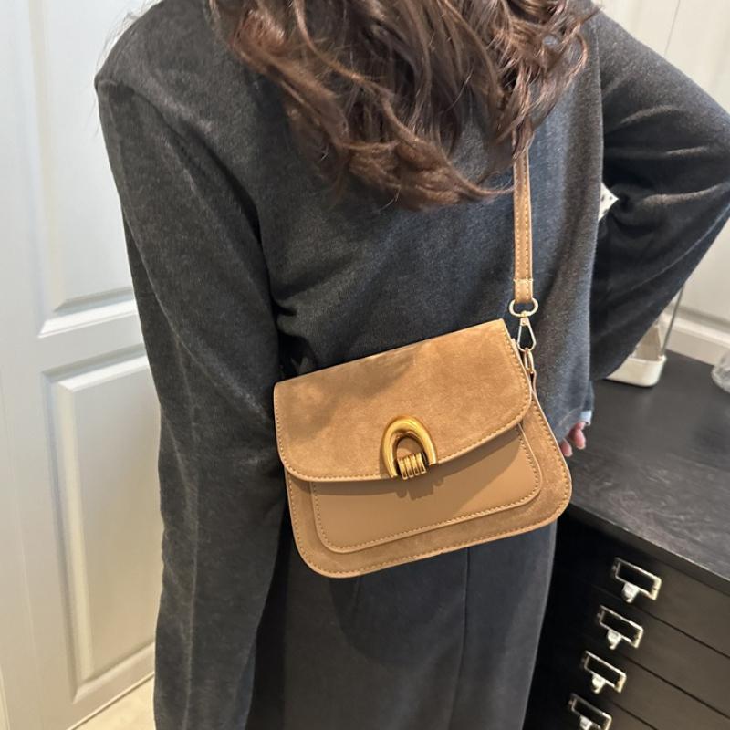 Retro Underarm Bag for Women, 2025 New Fashion Korean Edition Small Square Bag, Simple Single Shoulder Crossbody Bags