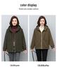 Women's 2024 Winter Korean-Style Loose Fleece-Lined Cotton-Padded Parka