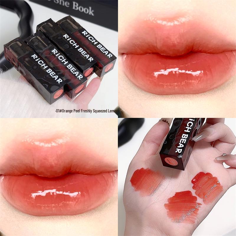 

Стойкий отбеливающий блеск для губ и увеличивающая губы помада Rich Bear 2.5g