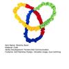 Kinder Outdoor Spielzeug Elastisches Dehnbares Band Regenbogen Kordel Zugseil Spielzeug für Teamspiel Kreatives Interaktives Sportspielzeug für Gleichgewichtskoordination