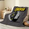 1PC Bbs Patterned Flannel Blanket Suitable For All Seasons For Home Decor Warmth And Comfort Gifts Holiday Present