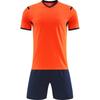 Football Uniform Set Men'S Adult Training Uniform Children Sports Short Sleeve Jersey Middle School Student Competition Jersey Quick Dry 6324