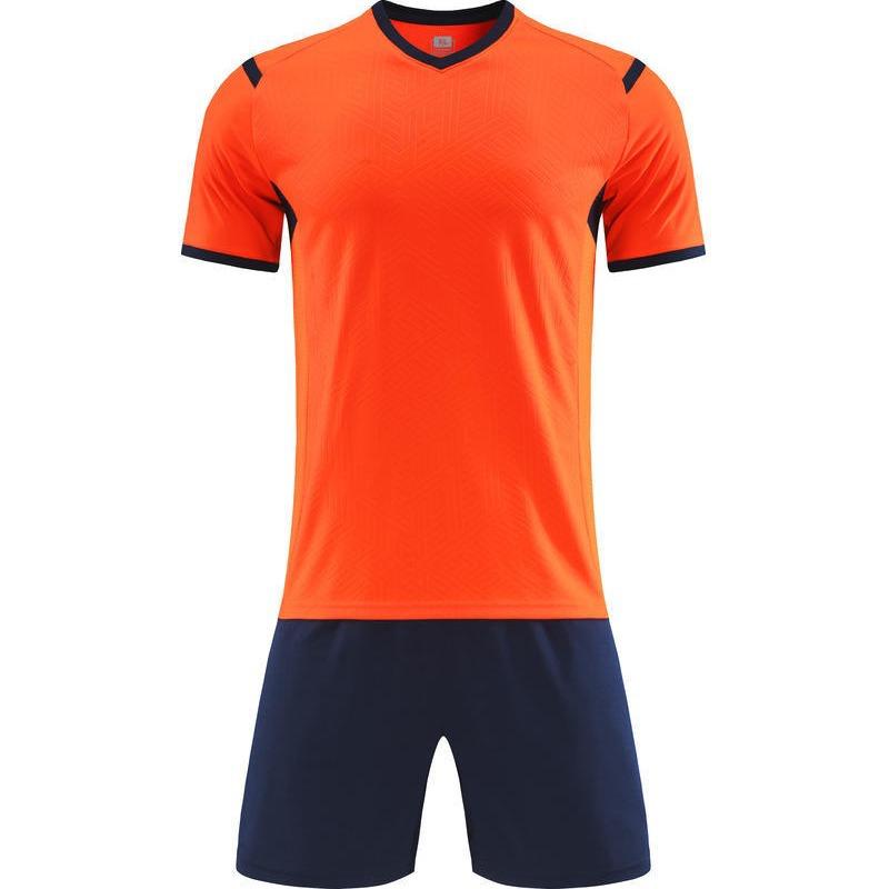 Football Uniform Set Men'S Adult Training Uniform Children Sports Short Sleeve Jersey Middle School Student Competition Jersey Quick Dry 6324