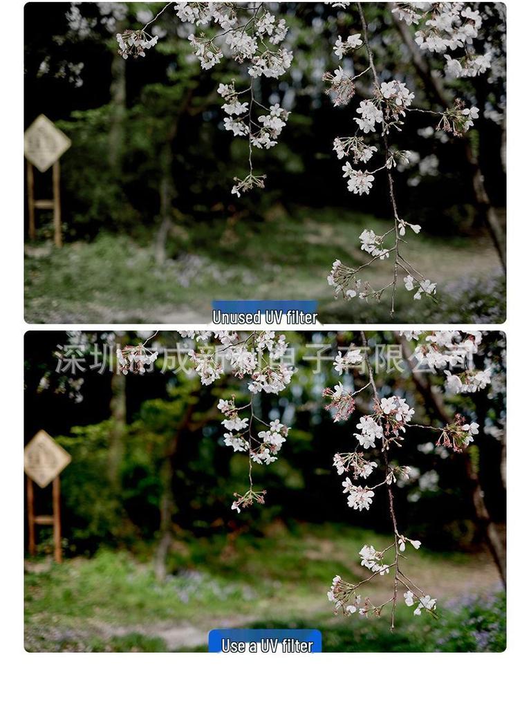 UV, CPL, FLD Filters + ND2, ND4, ND8 + Petal Hood + 6-Piece Lens Cap Set