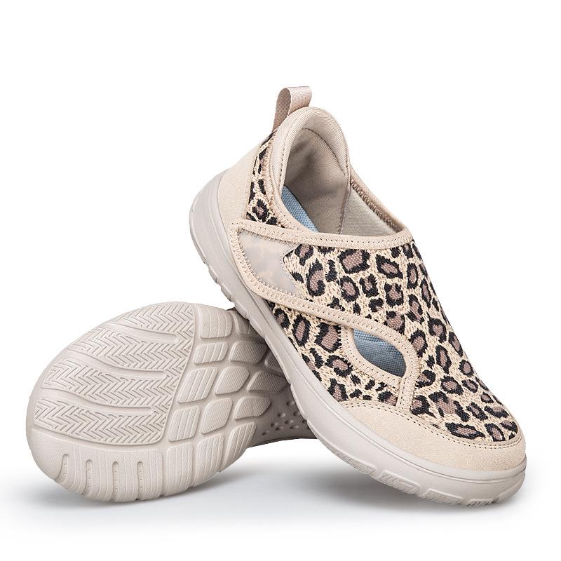 Elderly Lightweight Velcro Summer Mesh Shoes for Walking and Rehabilitation