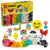 LEGO Classic Idea Parts "Happy Box" Toy, Birthday Gift, Educational Building Blocks, Pretend Play for Girls and Boys Ages 5, 6, 7, and 8, Model 11042