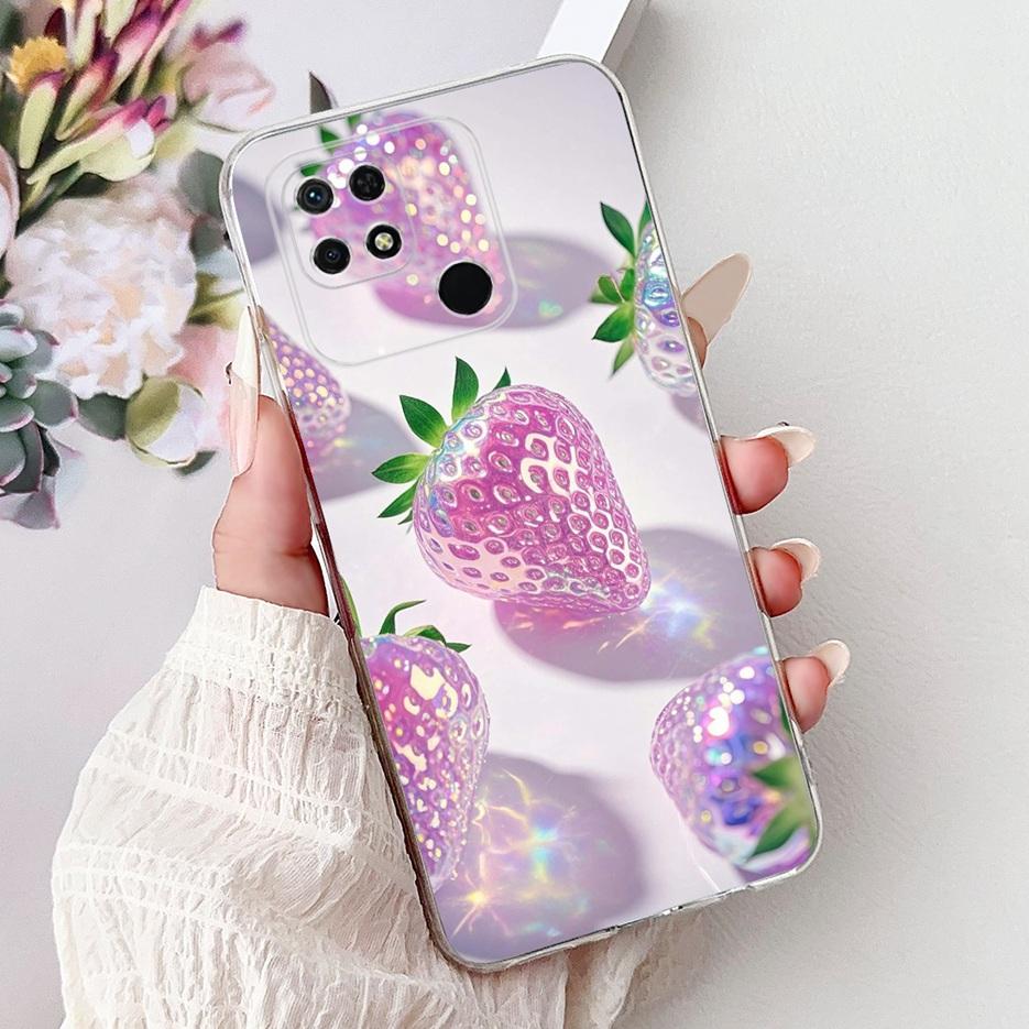 For Xiaomi Redmi 10C Case New Luxury Painted Cover Soft Silicone Slim Phone Case For Xiaomi Redmi 10C Redmi10C Back Cover Fundas