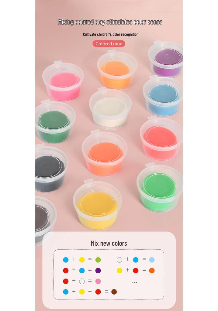 Colorful Clay Noodle Maker DIY Tool Set for Kids