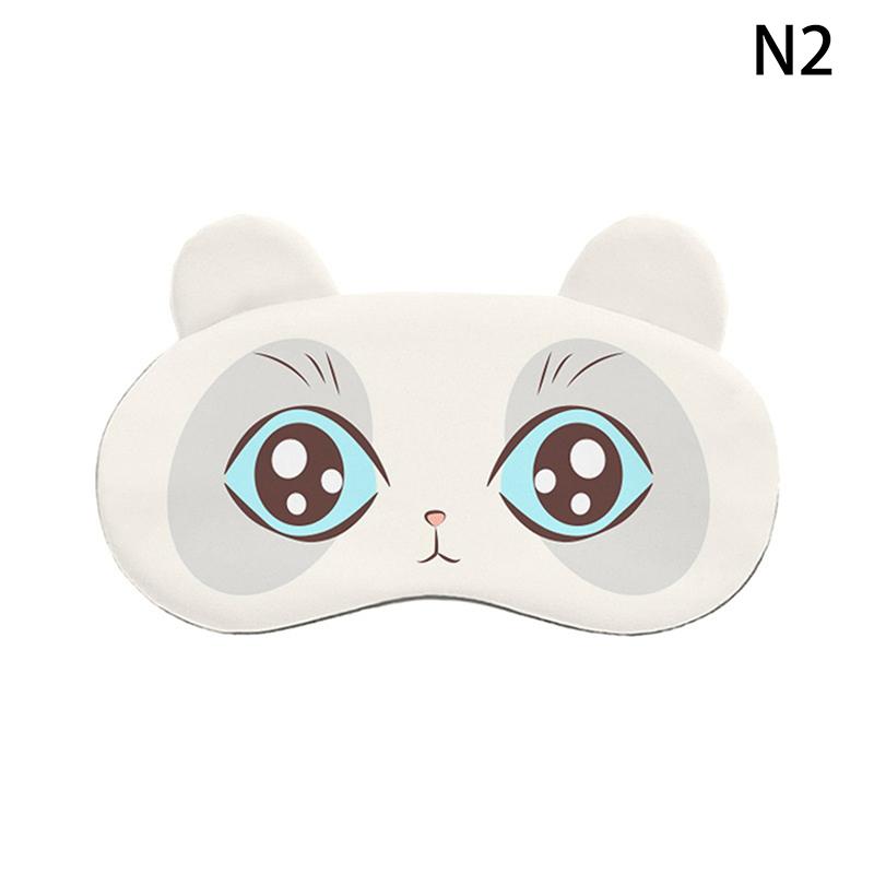 1PCS Cartoon Sleeping Eye Mask Cute Blindfold Eye Cover Mask Eyepatch Travel Home Eyes Relax Mask Eyeshade Gifts for Kids Adult