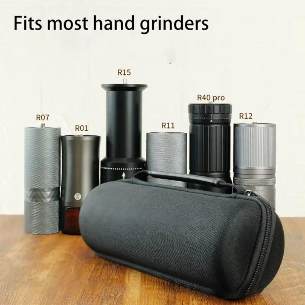 Waterproof Coffee Grinder Storage Bag Wear Resistant Portable Espresso Machine Protective Sleeve Top Handle Mesh/Elastic Bag