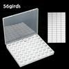 1PC 28/56 Grids DIY Diamond Painting Tools Storage Box Diamond Embroidery Accessories Organizer Case Painting Storage Containers