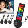 Rainbow Color Silicone Piano Keyboard Portable Hand-Roll Instrument Compact Finger Piano Pad  Park
