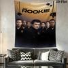 THE ROOKIE Wall Tapestry Aesthetic Wall Hanging Printed Fabric Blanket Decorative Tapestries for Bedroom Living Room Home Decor