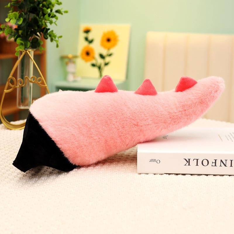 Plush Tiger Tail Animal Toy Cute Dinosaur Plushie For Kids Playroom Decor