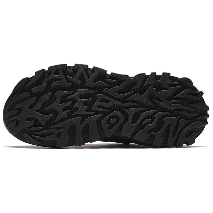 Anta Life Collection Cushioning Slip Resistant Low top Casual Shoes Men's Black 912348886-12