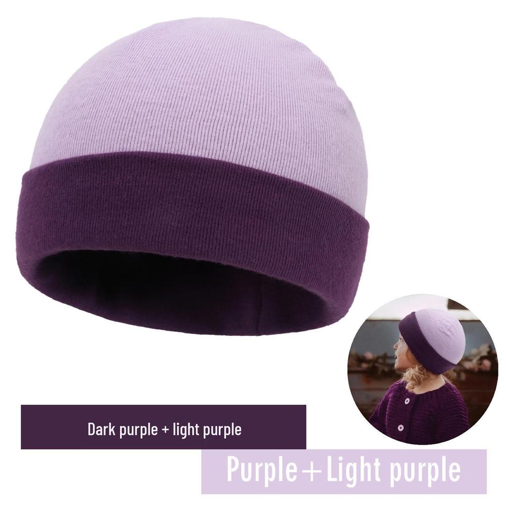 Matching Color Brushed Cap for Newborns: Spring, Autumn & Winter Styles, Double Size, 28 Colors