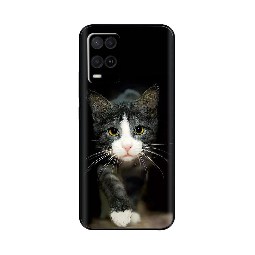 For OPPO A54 CPH2239 Case Cover 2021 Cute Back Coque Silicone Soft TPU Phone Case For OPPO A54s A 54 OPPOA54 S Cases Protective