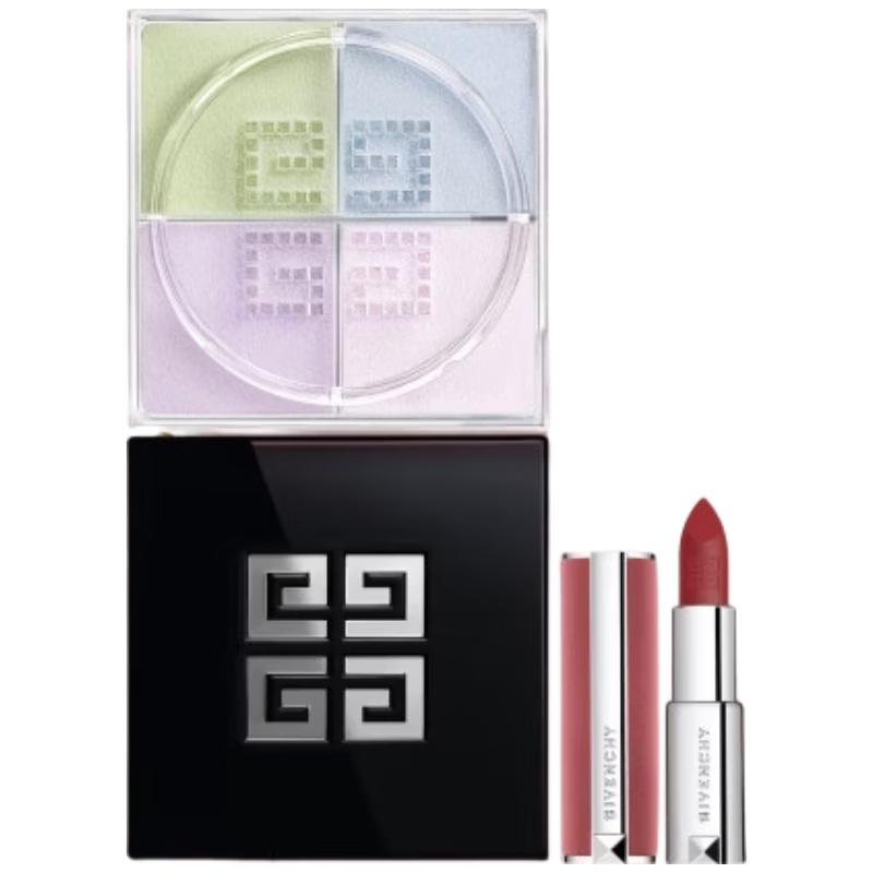 

Givenchy Le Rouge Sheer Velvet N27 & Prisme Libre Powder No.1 Set