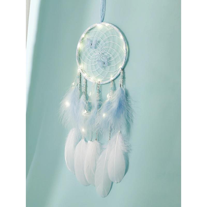 Dream Catcher Butterfly Wind Chimes Girls Room Pendant Bedroom Garden Outdoor Decorations Birthday Gift Creative Home Crafts