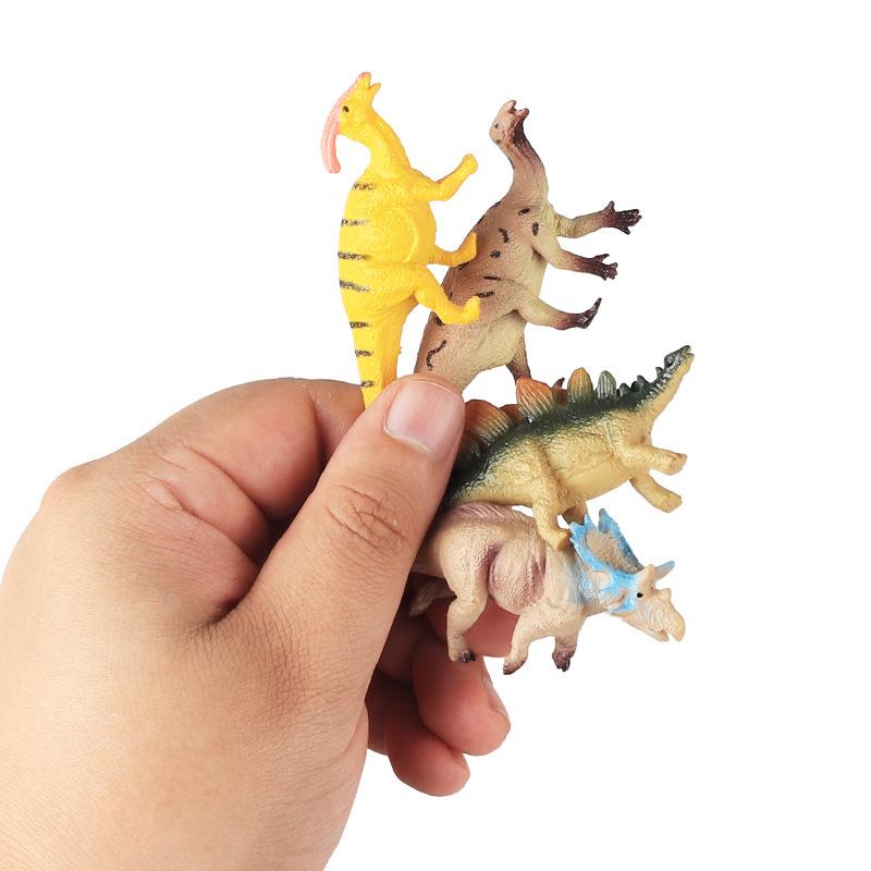 Realistic Mini Dinosaur Toy Set - T. Rex, Velociraptor, Triceratops, Mosasaurus, Ankylosaurus, Pterodactyl