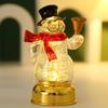Luminous Santa Claus Snowman Party Supplies Desktop Ornaments Small Night Lamp Cross-border Christmas Decorations, Candle Lights