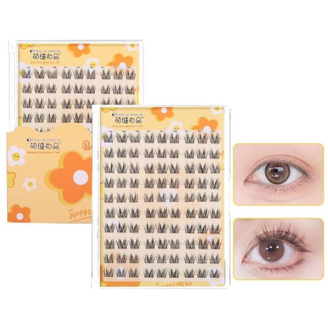 Aimo - Многоразовый набор Кластерные Накладные Ресницы Без Клея для Кошек Set - Black - One Size