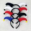 Adereço de Cabeça de Palhaço Engraçado Cosplay Demônio Joker Headwear Halloween Carnaval Festa à Fantasia Fantasia Headband Props