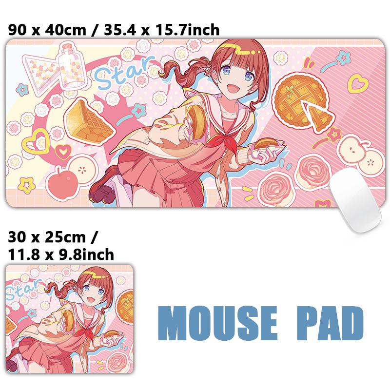 Leo need Ichika Saki Honami Shiho Mouse pad Table Mat Gaming XXL Anime Mousepad Keyboard Carpet Desktop Mat