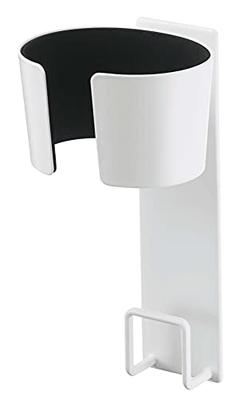 Yamazaki Magnetic Hair Dryer Holder, White, Approx. W10 X D10.5 X H20cm, Tower, Keeps Cords Neat and Organized, 5391