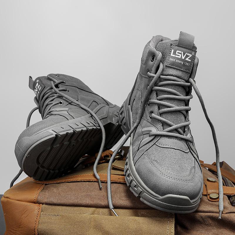 Fashion Botas High Quality Desert Men Works Safety Boots Waterproof Non Slip Men Ankle Boots Outdoor Wear-resistant Comfortable Sneakers