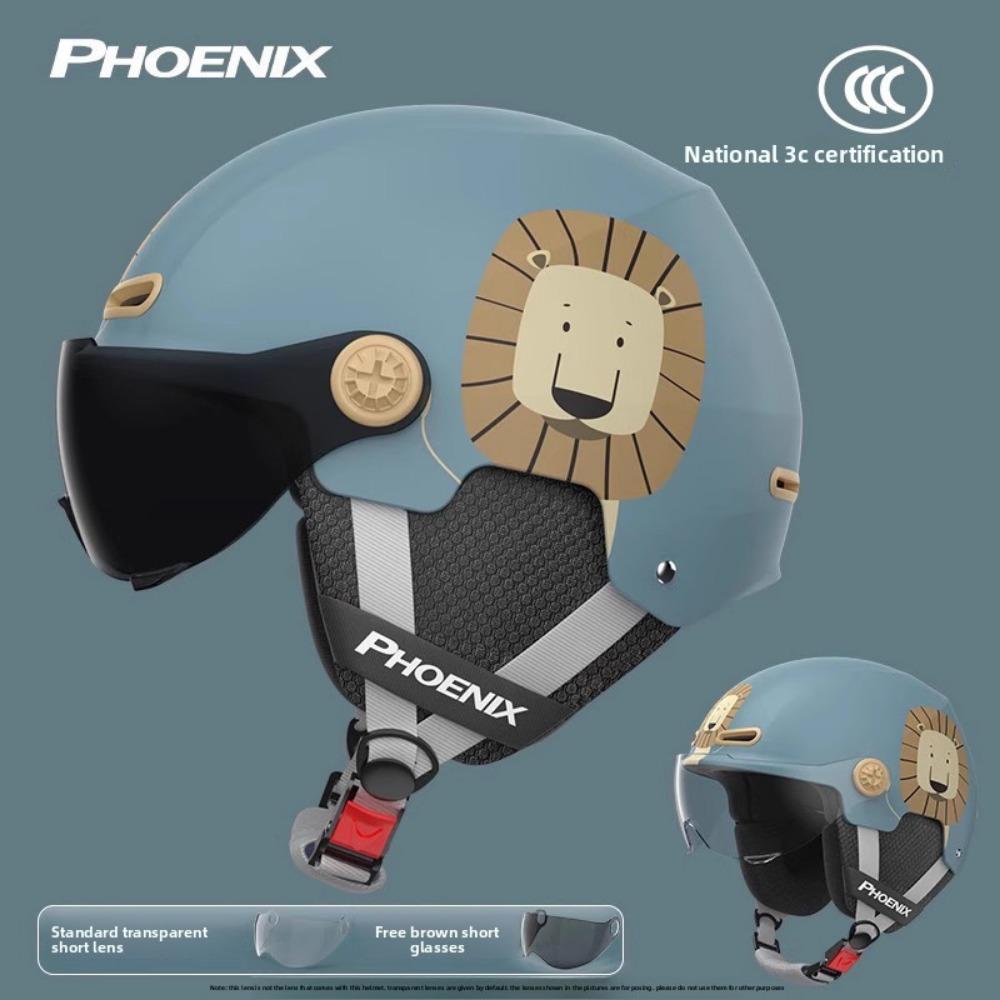 Children's Electric Car Helmet Motorcycle Helmet Cartoon Half Helmet Summer Helmet Four Seasons Helmet