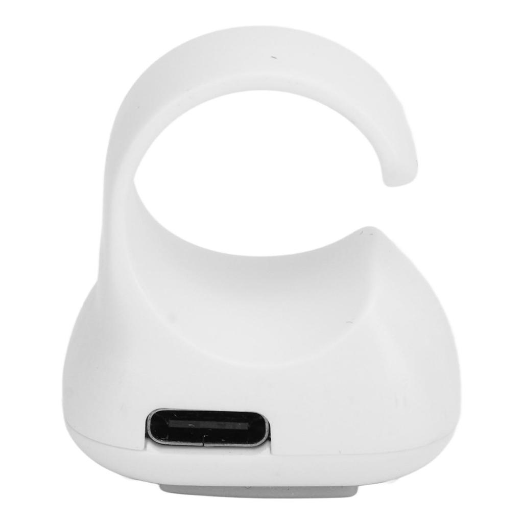Remote Control Ring Cell Phone Bluetooth Remote Control Camera Shutter Selfie Button for Scrolling Video Clicking Like White