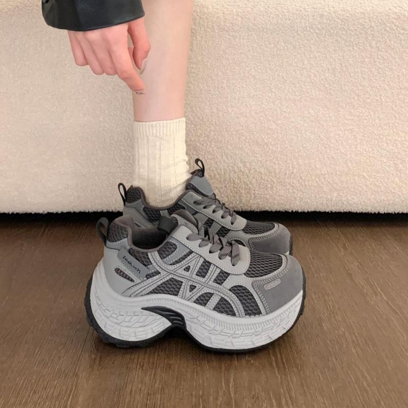 Versatile Women s Shoes, Breathable Sports Shoes 35 серый
