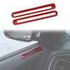 2PCS Interior Door AC Air Vent Outlet Trim Cover For Dodge Charger 2011- Red
