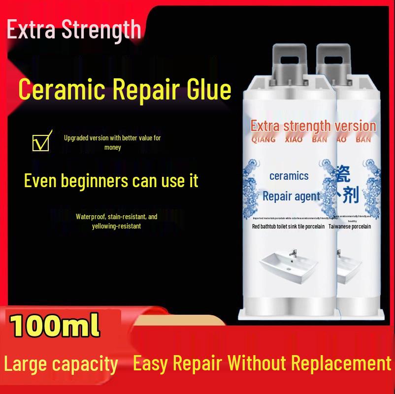 Newcomer Discount: Ceramic Repair Glue - Strong Waterproof Adhesive for Washbasin Crack Repair