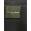 ROBERTO COLLINA Dark Blue Cotton Knit Zip Parka Jacket 48 Dark blueUsed