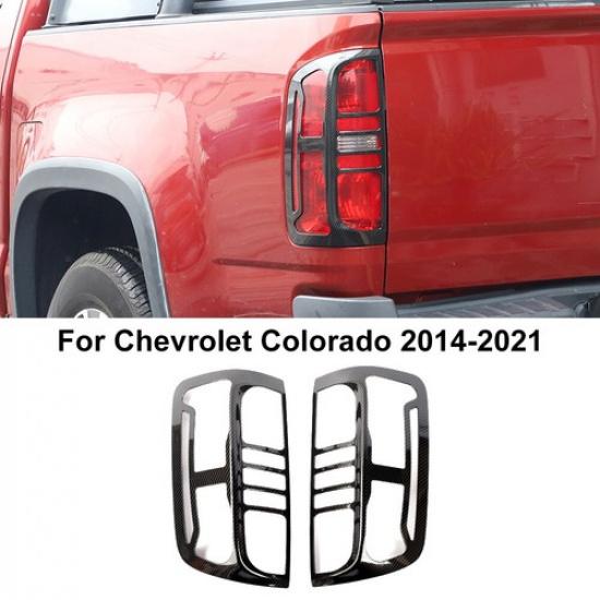 2x Taillight Taillamp Tail Light Lamp Guard Bezels For 2014- Chevy Colorado