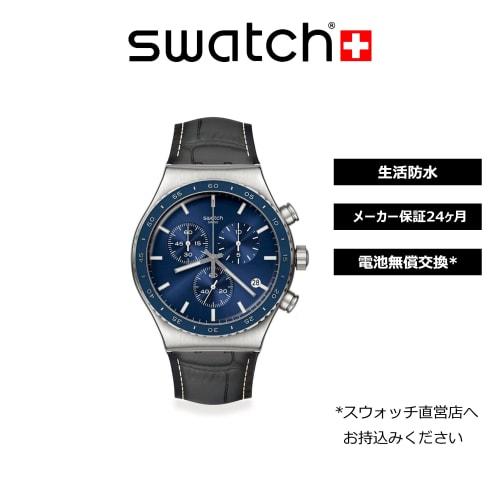 Swatch COBALT LAGOON New Irony Chrono YVS496 Men's Black