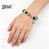 Daily Wear Bracelet 2026 Soccer Game Themed Sparkling Rhinestones Inlaid