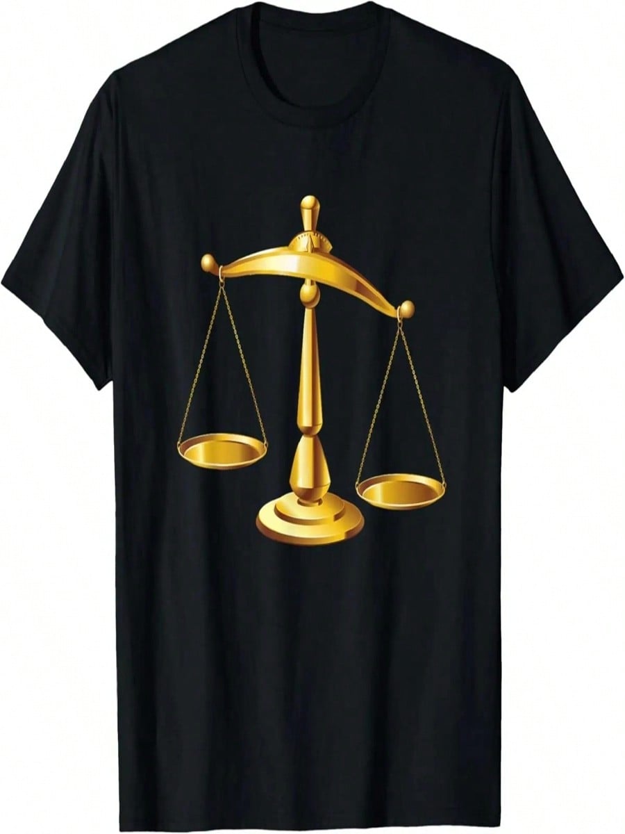 Justice Scales T-Shirt ~ Law School Students S разноцветный