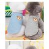 Striped Pet Cat Vest Puppy Dog Clothes Small Dog Pomeranian Bigbear Teddy Spring Autumn Summer Thin