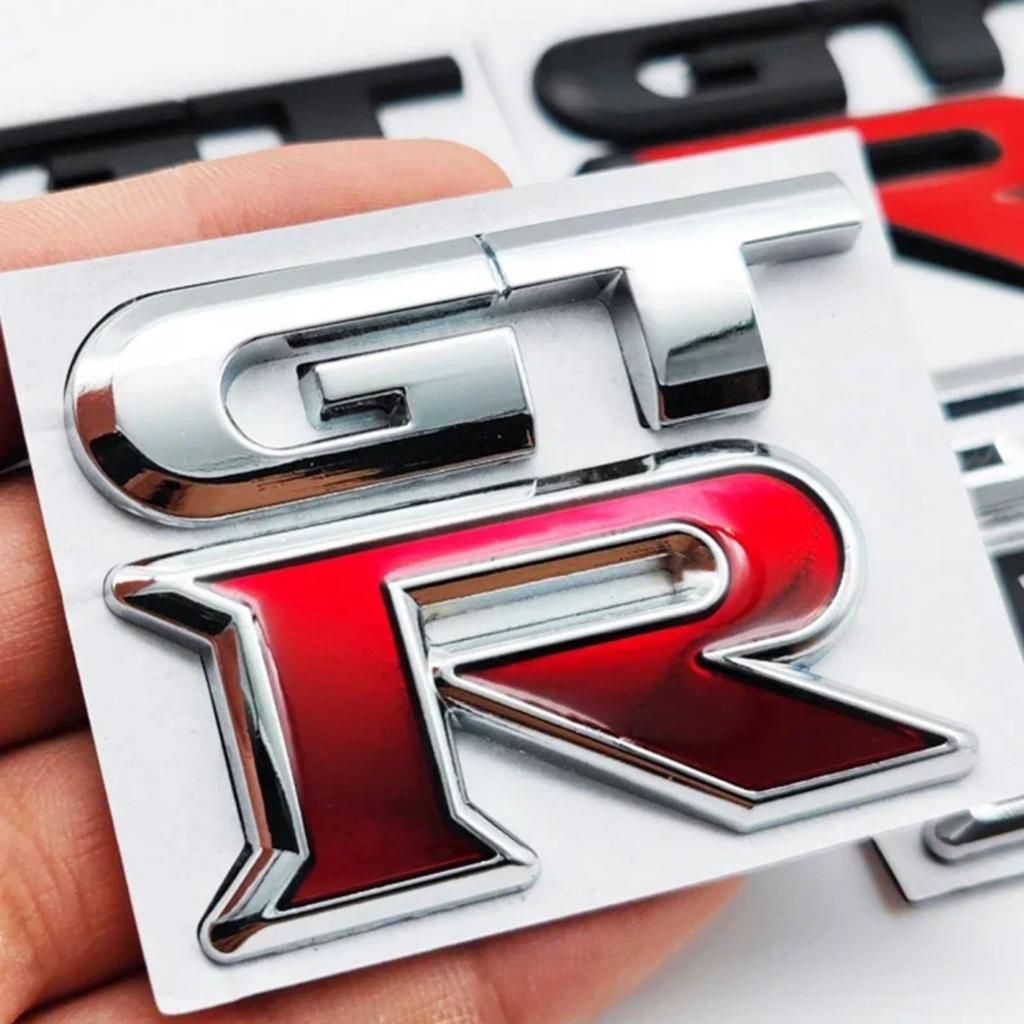 1pc 3D Metal GTR logo Badge Sticker Car Rear Trunk Emblem Decal Nine Colors are Available for Selection